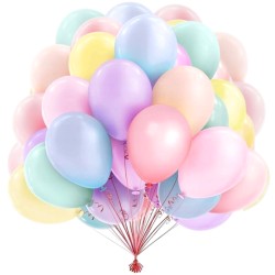 Balony pastelowe mix kolorów 50szt 10cali