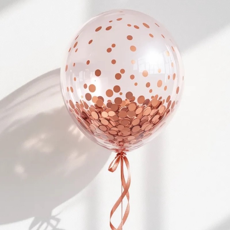 Balony Ślubne z Pierścionkiem 7 szt.
