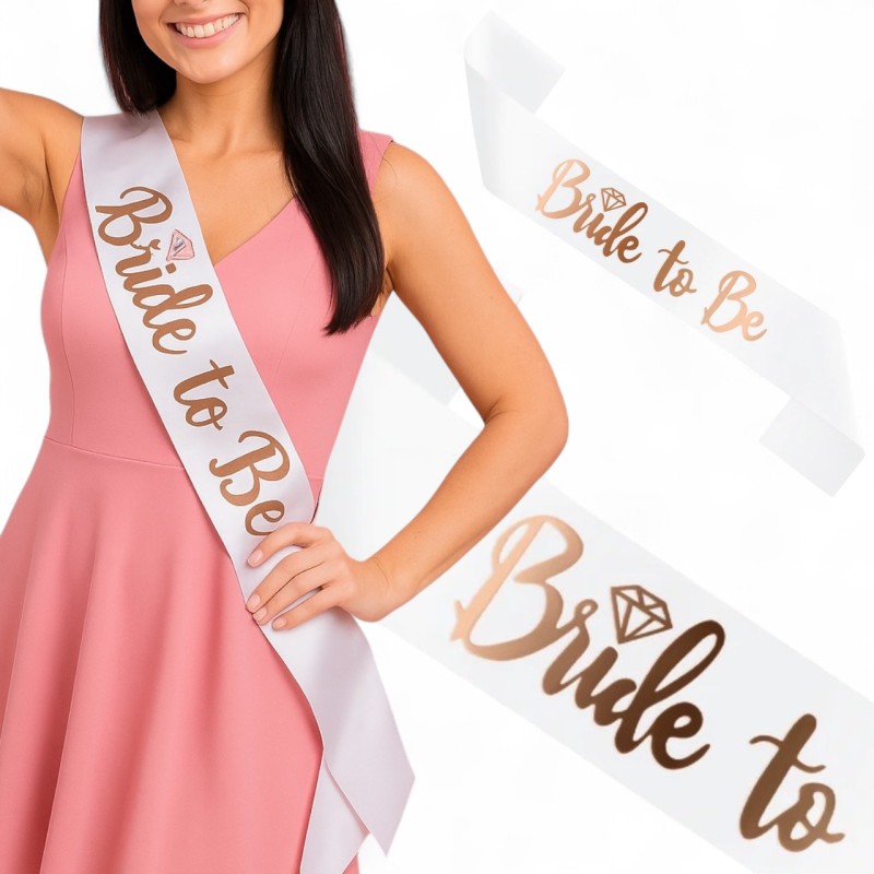 Szarfa na wieczór panieński Bride to Be