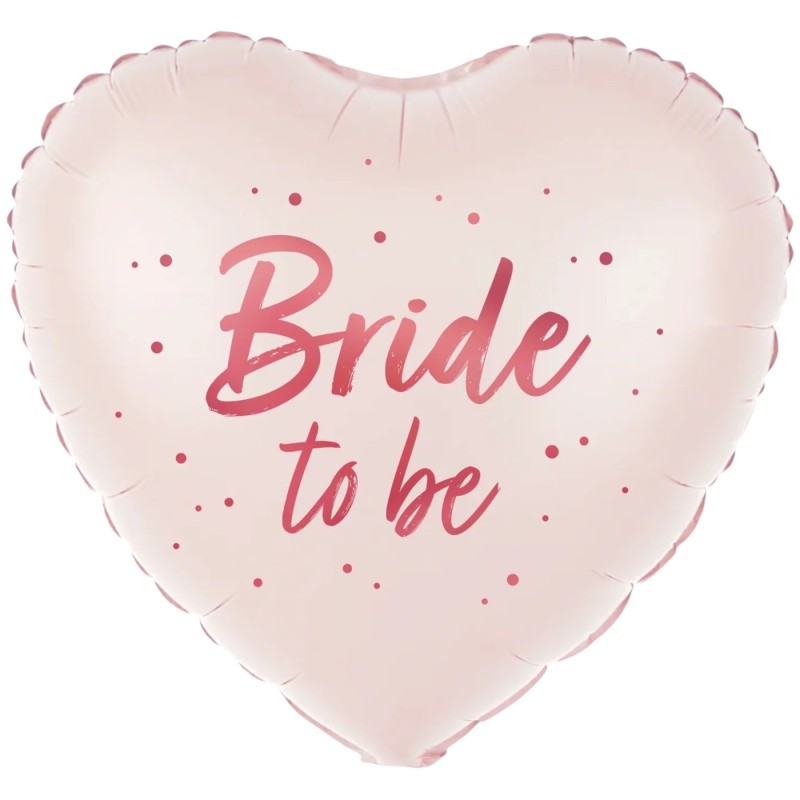 Balon foliowy Serce Bride to be 45cm