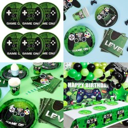 Talerzyki papierowe Game On 18cm 6 sztuk