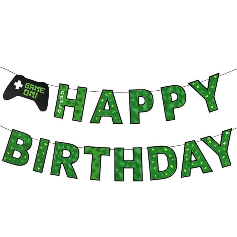 Zestaw Dekoracji Urodzinowych Game On Girlanda Balony