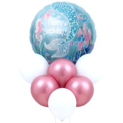 Zestaw balonów Syrenka Mermaid 7 sztuk