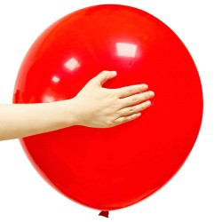 Duże Balony lateksowe czerwone 18 cali 46cm