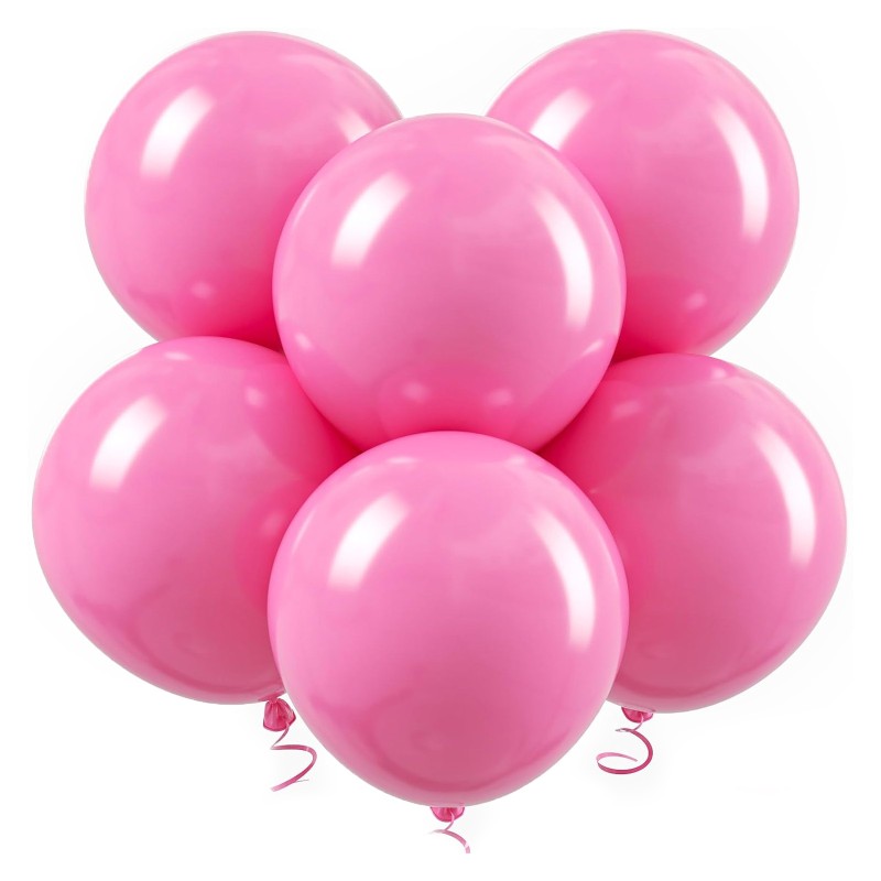Balony lateksowe 45 cm 18 cali różowe