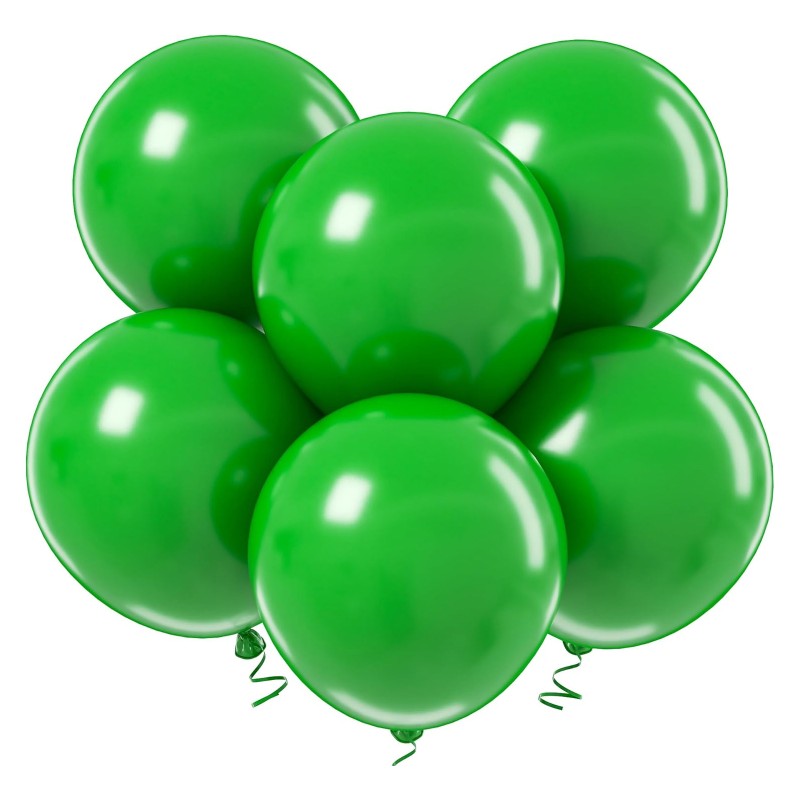 Balony lateksowe 18 cali zielone 45cm