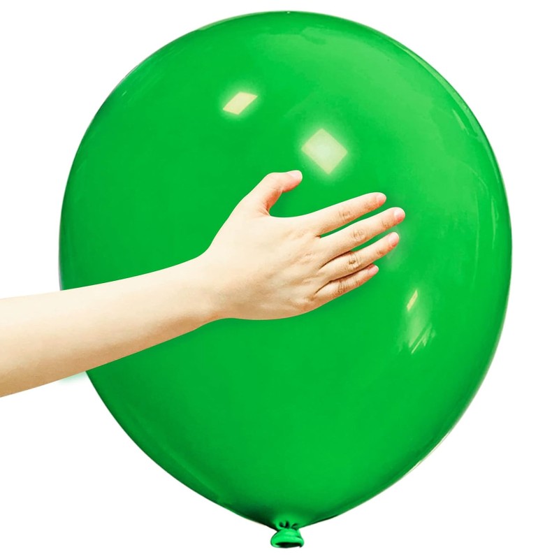 Balony lateksowe 18 cali zielone 45cm