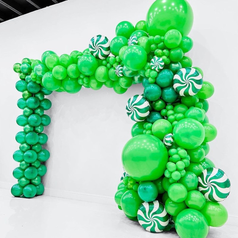 Balony lateksowe 18 cali zielone 45cm