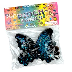 Gniotek antystresowy motyl galaxy 9x8cm