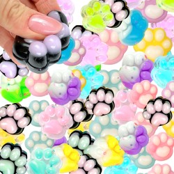 Zabawka Squishie Kocia Łapka 25szt Sensoryczna Galaretka