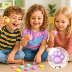 Zabawka Squishie Kocia Łapka 25szt Sensoryczna Galaretka