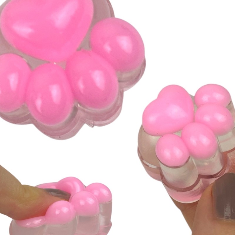 Zabawka Squishie Kocia Łapka 25szt Sensoryczna Galaretka