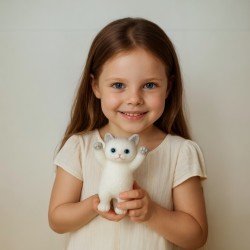 Gniotek Duży Kotek Sensoryczny IS 14cm