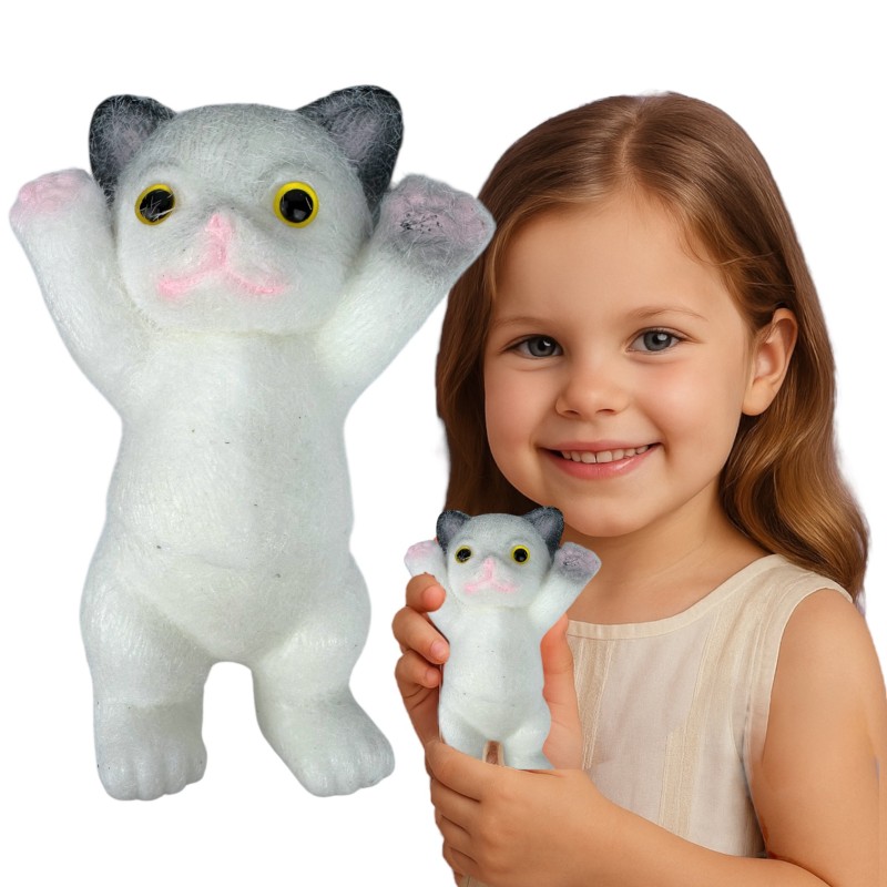 Gniotek Kotek 11cm Plastyczny Przyjaciel