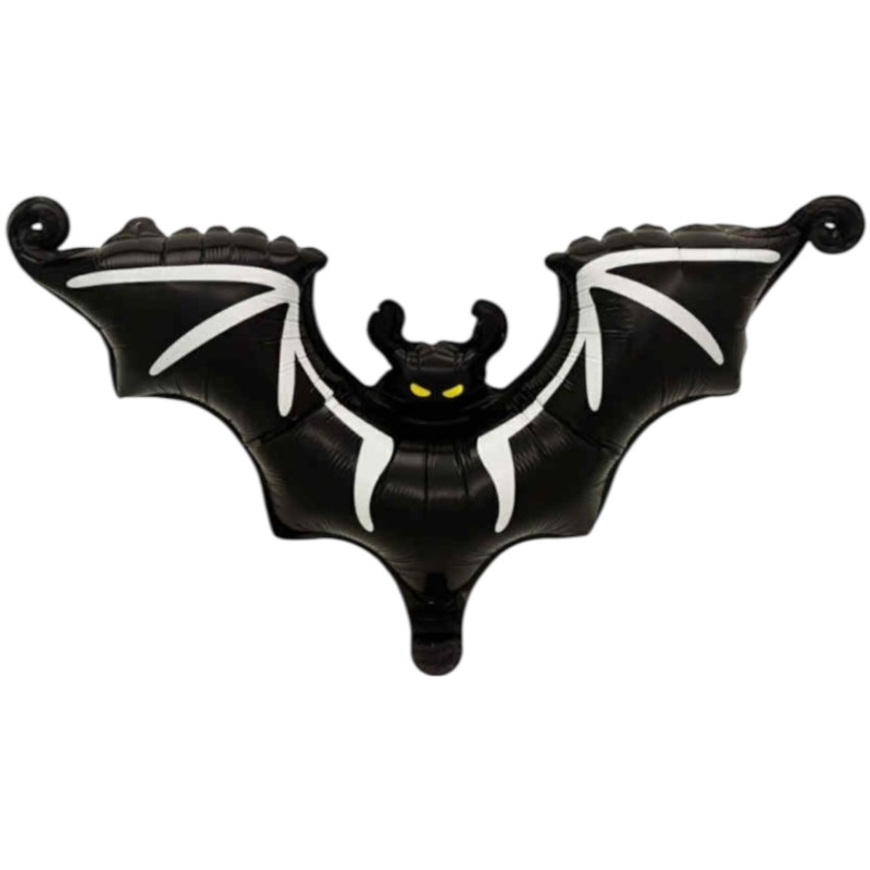 Czarny Duży Balon Nietoperz Dekoracja Halloween