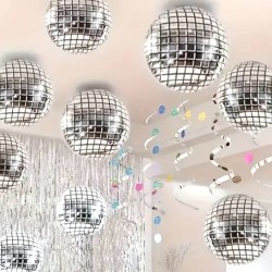 Balon foliowy 3D kula Dyskotekowa DISCO lata 90