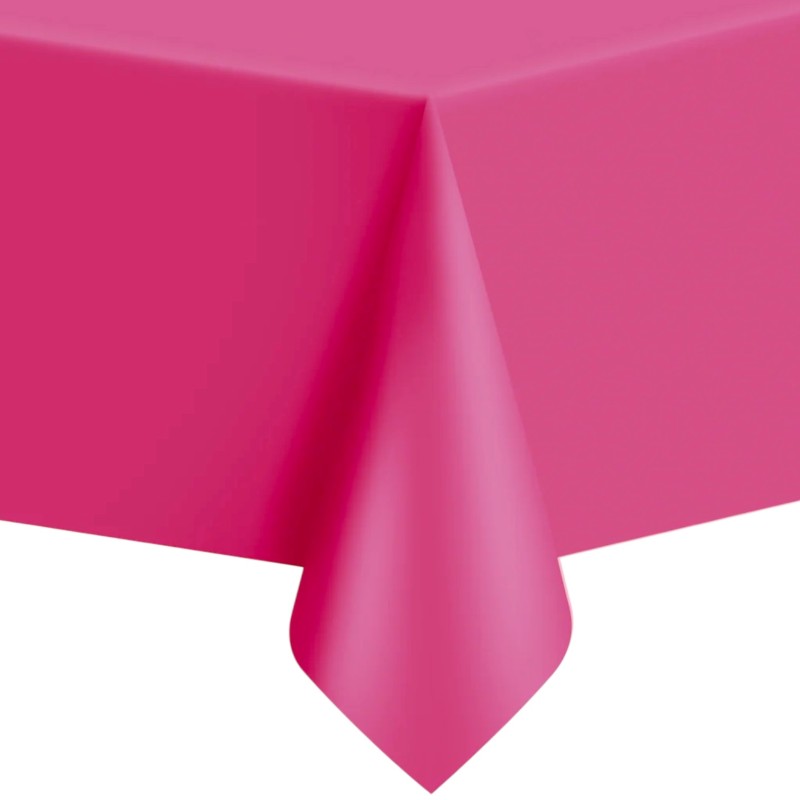 Obrus foliowy fuksja 137x274 cm