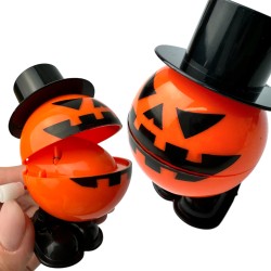 Zabawka skacząca dynia halloweenowa 5 cm