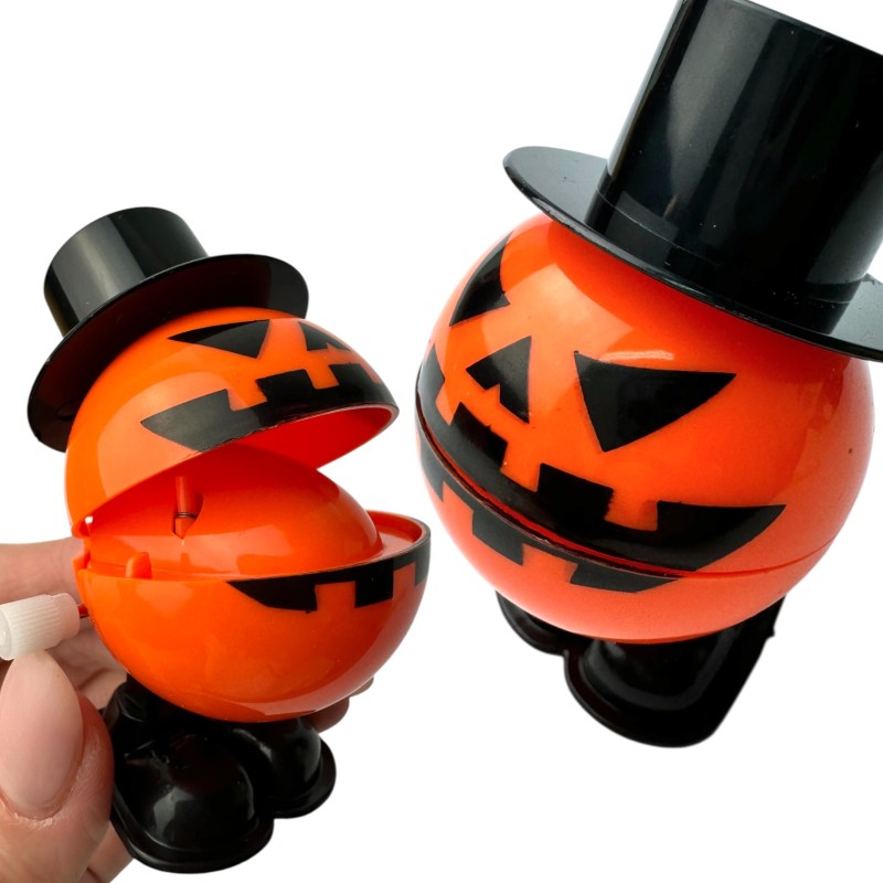 Zabawka skacząca dynia halloweenowa 5 cm