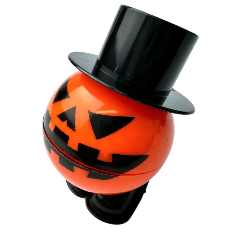 Zabawka skacząca dynia halloweenowa 5 cm