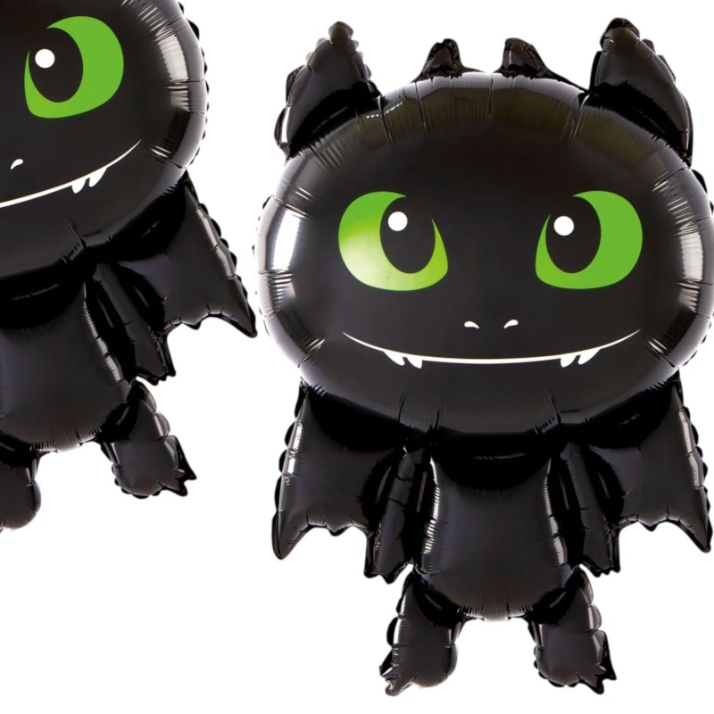 Balon Foliowy Smok Szczerbatek 86x56cm