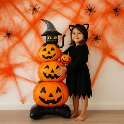 Dekoracja Halloween Pajęczyna z Pająkami 50g