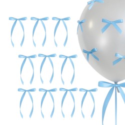 Kokardki Dekoracyjne na Balony i Tort 10 szt. Niebieskie