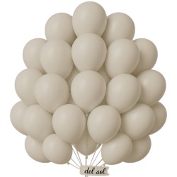 BALONY Lateksowe Latte Beżowe 10 cali 25cm BOHO