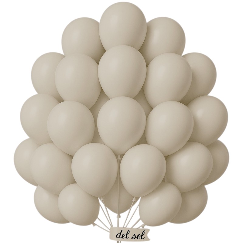 BALONY Lateksowe Latte Beżowe 10 cali 25cm BOHO