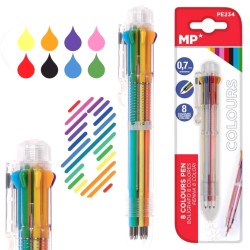 Długopis 8 kolorów