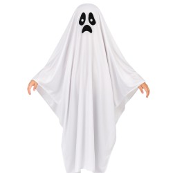 STRÓJ DUCH Przebranie za Ducha Kostium HALLOWEEN Boo 6-9 lat 122-134
