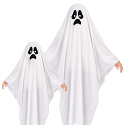 STRÓJ DUCH Przebranie za Ducha Kostium HALLOWEEN Boo 6-9 lat 122-134