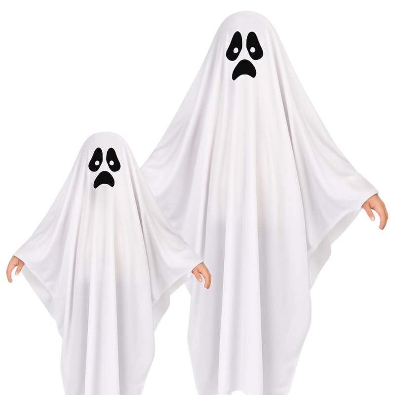 STRÓJ DUCH Przebranie za Ducha Kostium HALLOWEEN Boo 6-9 lat 122-134