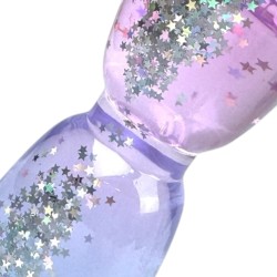 Slime Galaktyczny z Gwiazdkami HOLO klepsydra 15cm