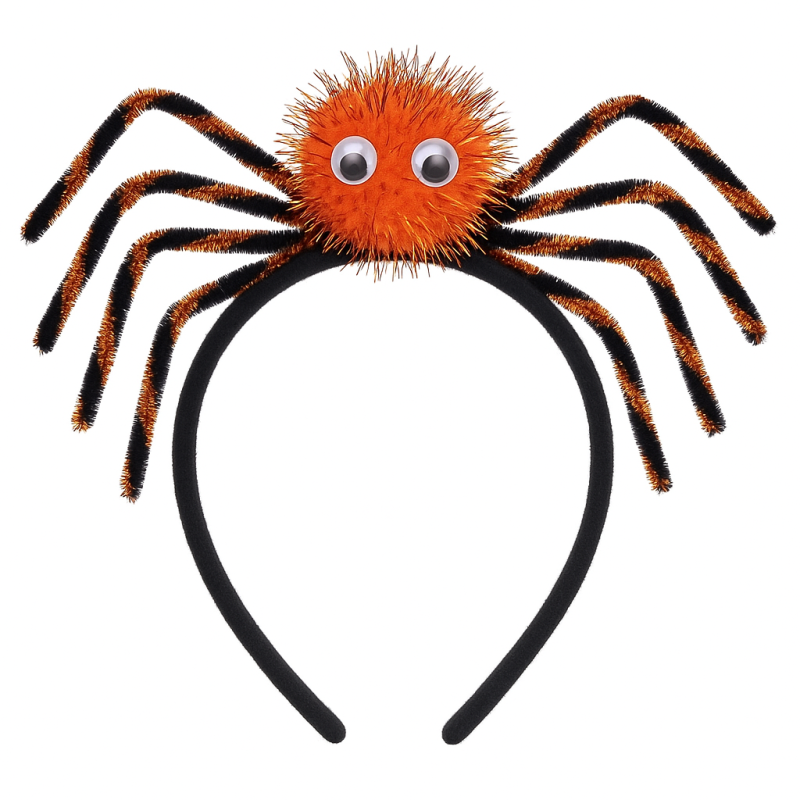 Opaska do włosów z pająkiem Halloween