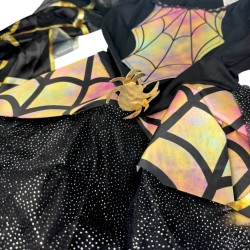 Strój Pajęczarka z opaską pająk na Halloween