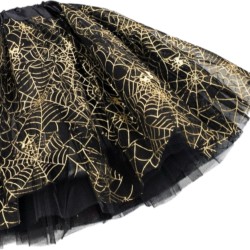 Strój wiedźma nietoperz Złota pajęczarka Zestaw z tutu Halloween