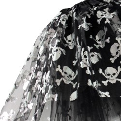 Strój na Halloween Kościotrup Szkielet Opaska Tutu Naszyjnik Akcesoria do makijażu kredka i kryształki