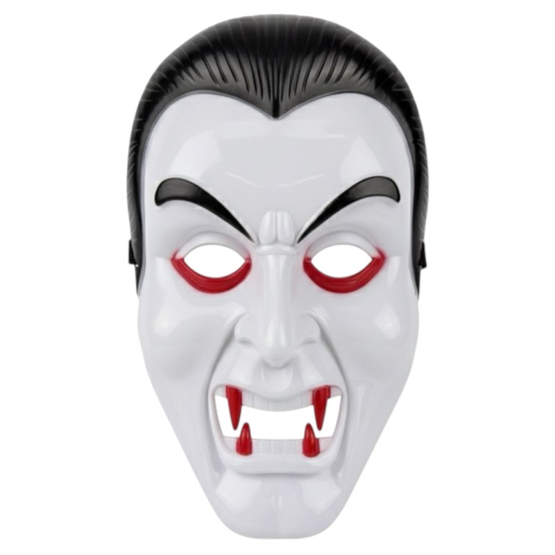 Zestaw Wampir Dracula Halloween Krew Maska Peleryna 120 cm