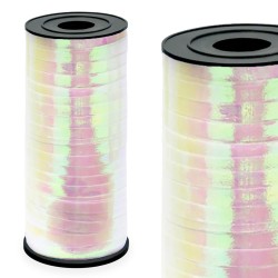 Wstążka plastikowa opalizująca perłowa 92m 5mm