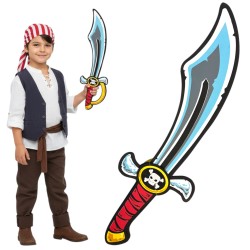 Piankowy miecz 52 cm do stroju pirata