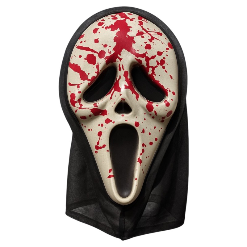 Straszny Kostium Duch z Krwawą Maską Halloween