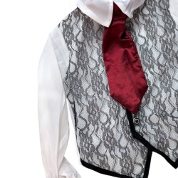 Kostium Wampir Dracula dla Dzieci z Peleryną i Krawatem