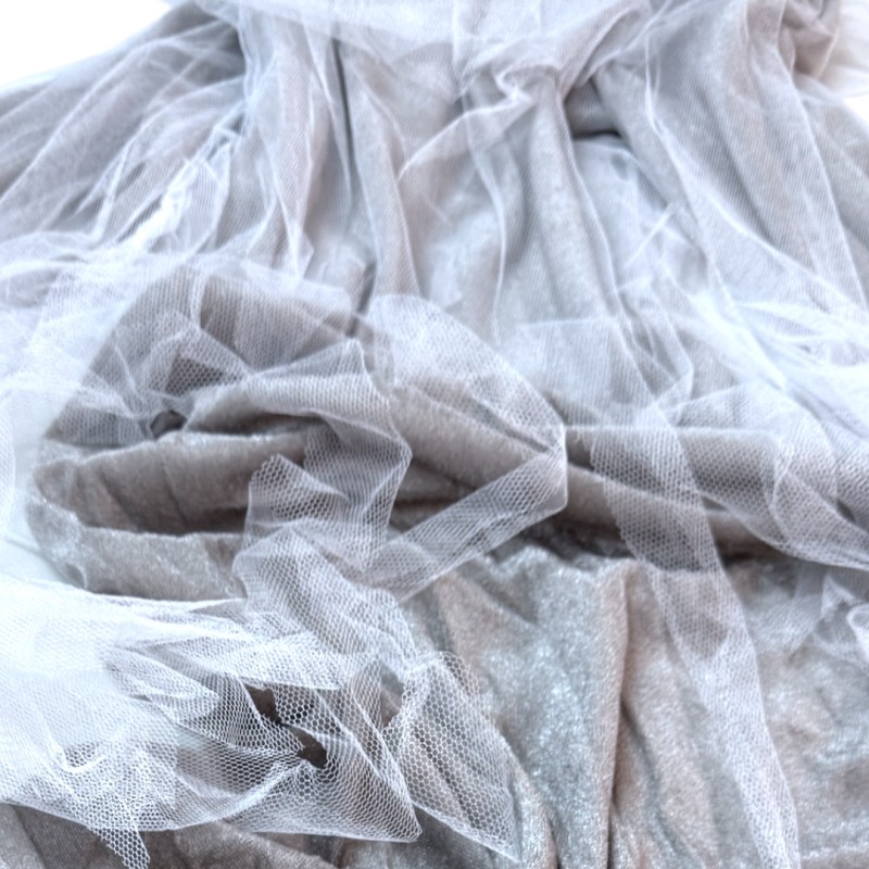 Kostium duch z kapturem i tiulem dla dzieci