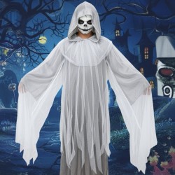 Kostium duch z kapturem i tiulem dla dzieci