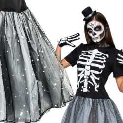 Sukienka Strój Kościotrup Halloween