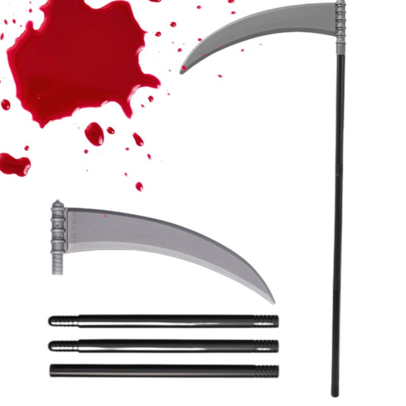 Składana Kosa ŻNIWIARZA śmierci przebranie Kostium ŻNIWIARZ