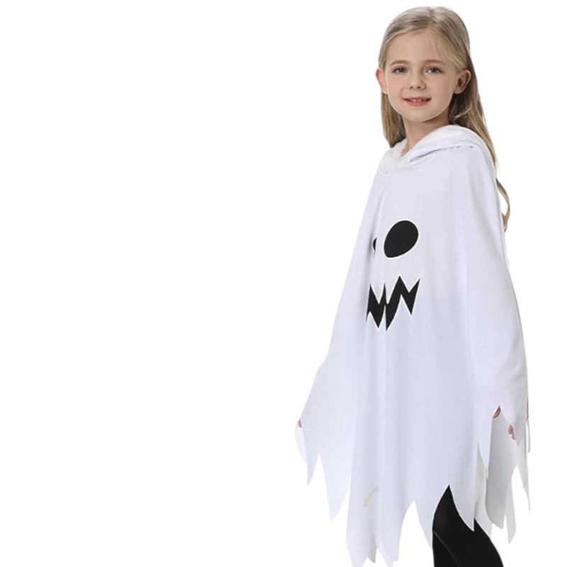 Strój Duch Tunika z Kapturem Halloween