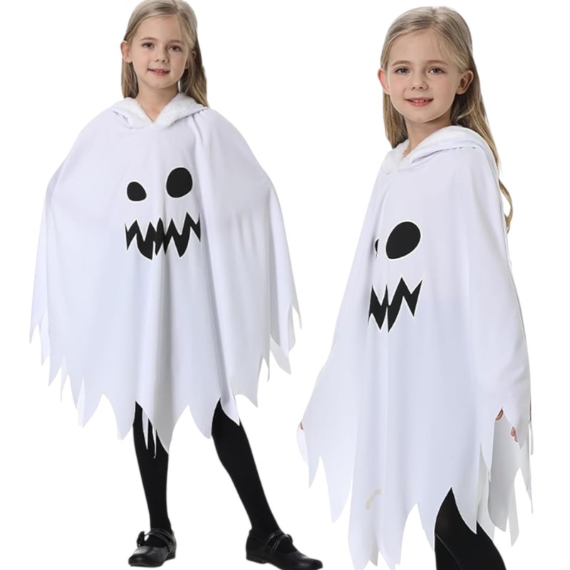 Strój Duch Tunika z Kapturem Halloween