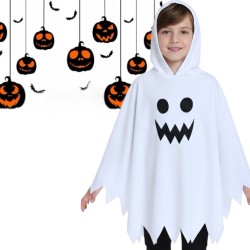 Strój Duch Tunika z Kapturem Halloween